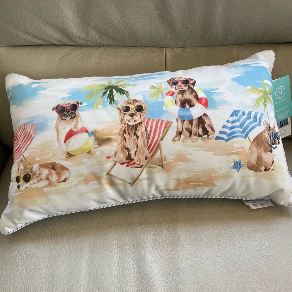 Martha Stewart doggy accent pillow